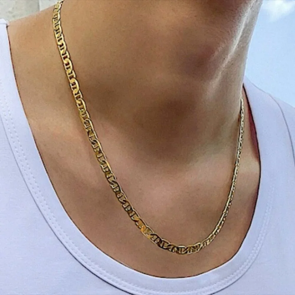 18K GOLD PLATED MARINER UNISEX NECKLACE